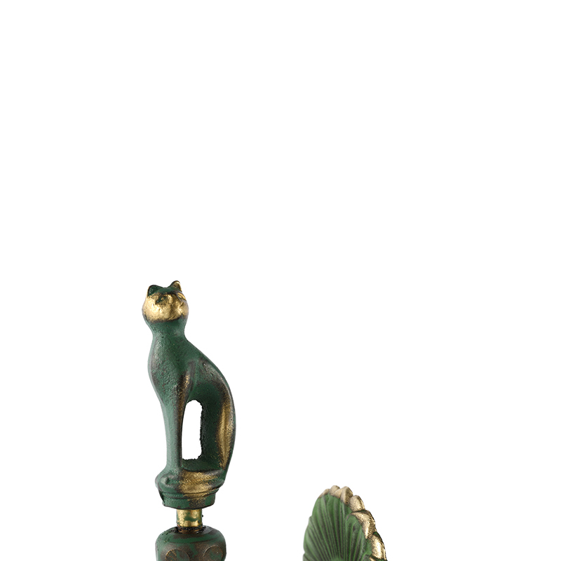 YT3020 leopard shape bibcock, green1/2"